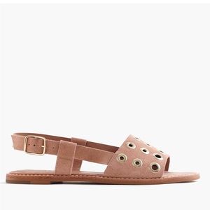 J. Crew Leather & Metal Sandals Size 10